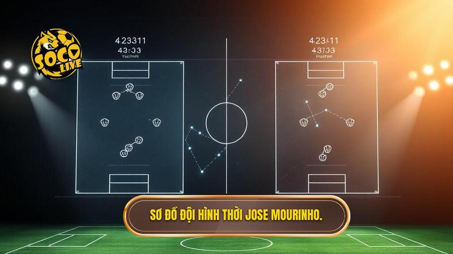 Chiến thuật Jose Mourinho: Giải mã triết lý của "Người đặc biệt" trong bóng đá hiện đại 2 Sự tiến hóa của các sơ đồ đội hình dưới thời Mourinho