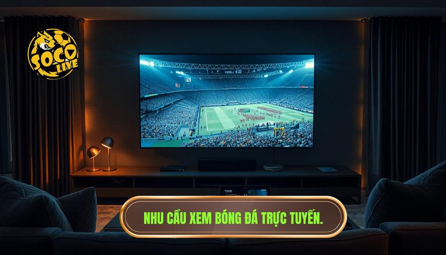 Nhu cầu xem trực tiếp bóng đá trong thời đại số